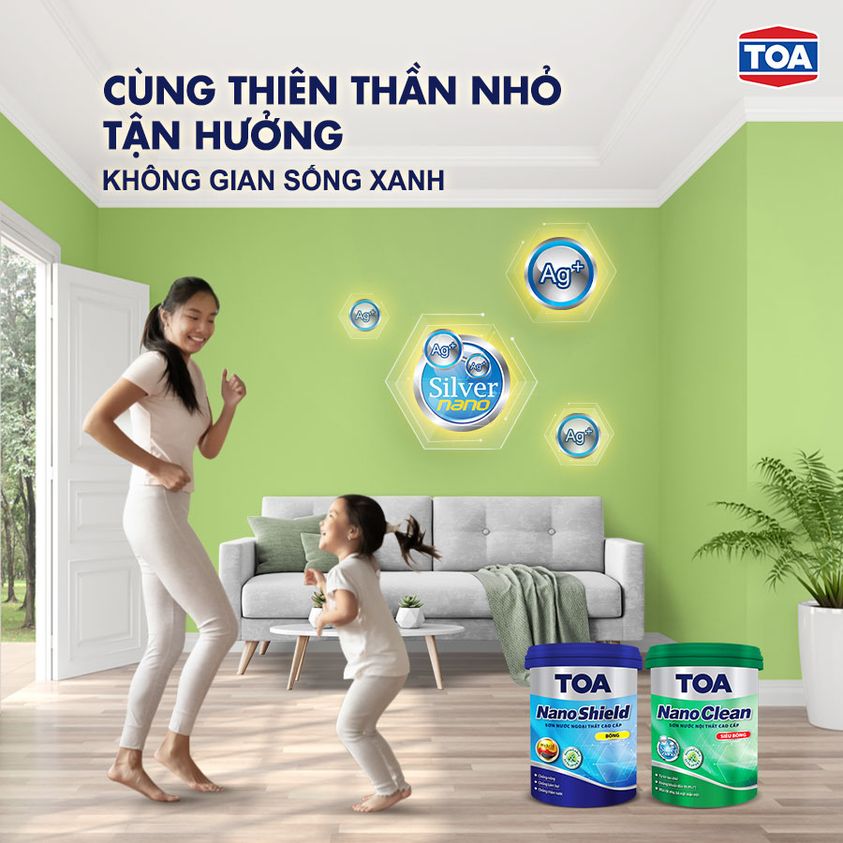 SƠN CAO CẤP TOA NANOCLEAN