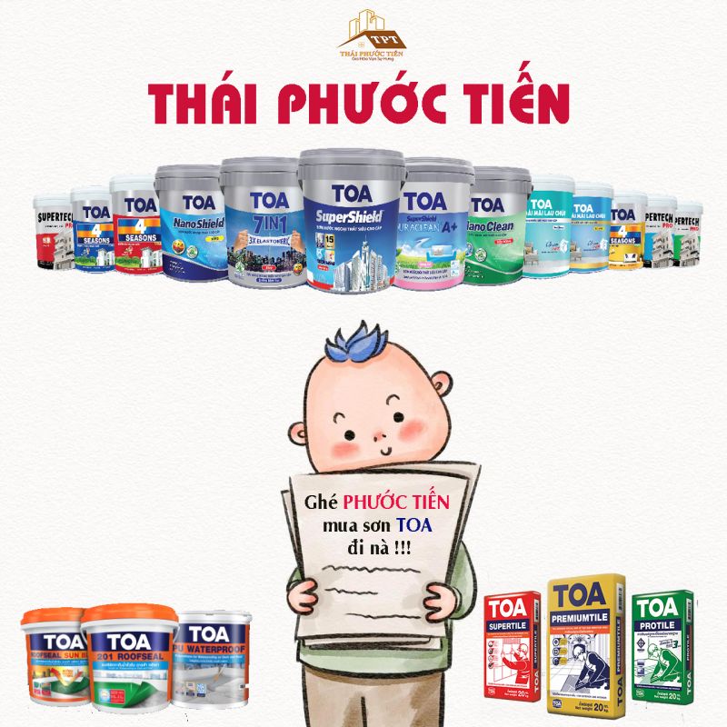 Tạo lớp bóng mịn cho ngôi nhà với Sơn bóng TOA" Từ khóa chính: Sơn bóng TOA