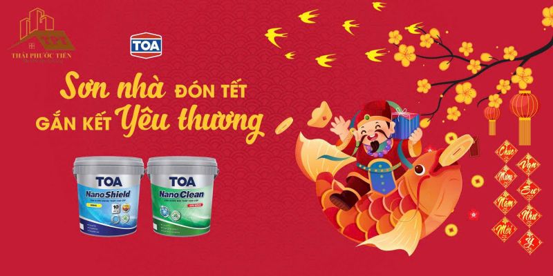 Sơn Nhà Đón Tết – Gắn Kết Yêu Thương Trong Không Gian Mới Mẻ
